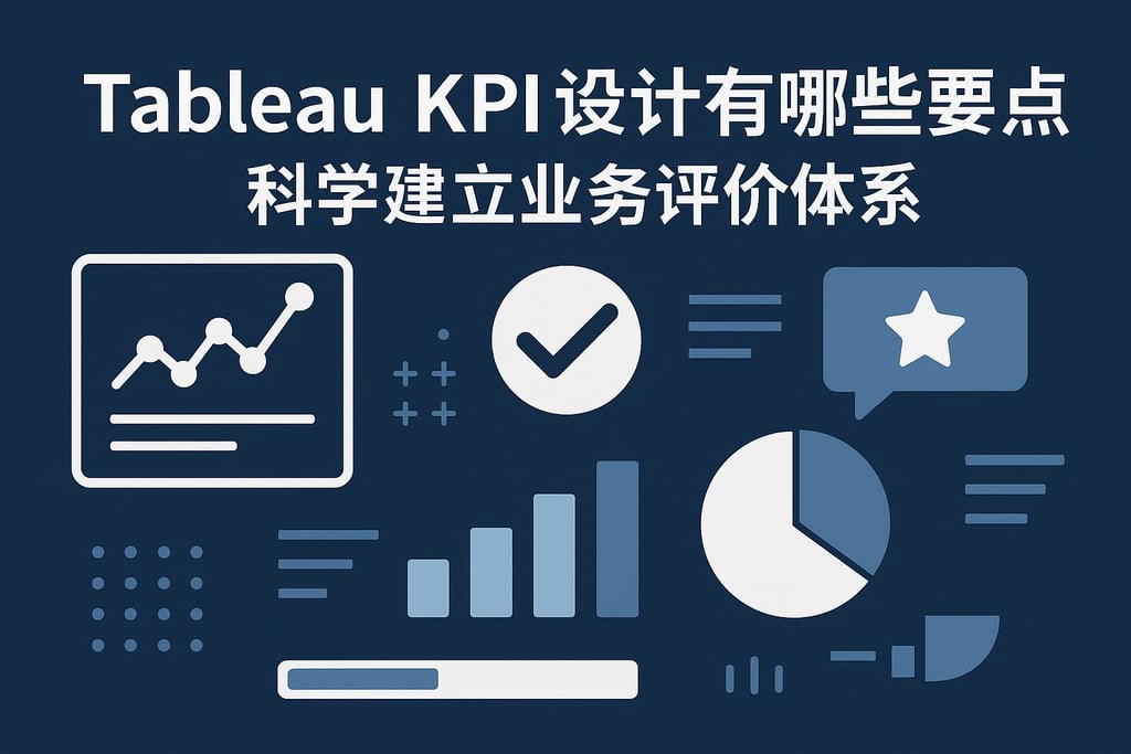 Tableau KPI设计有哪些要点？科学建立业务评价体系